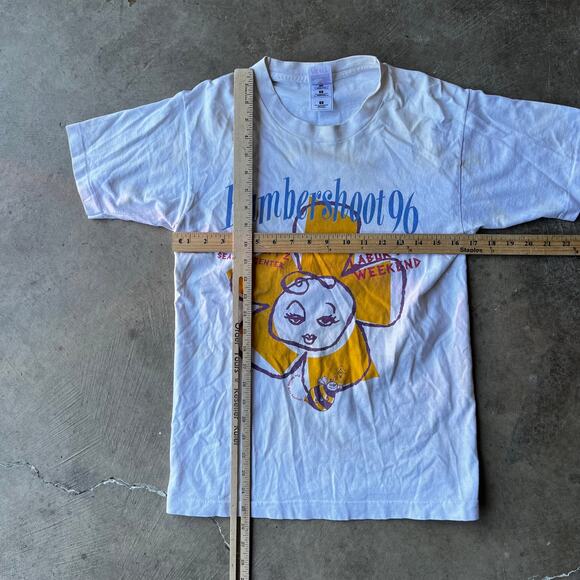 VINTAGE BUMBERSHOOT 1996 CONCERT FESTIVAL MUDHONEY GRUNGE 90S MENS SMALL USA - Picture 4 of 6